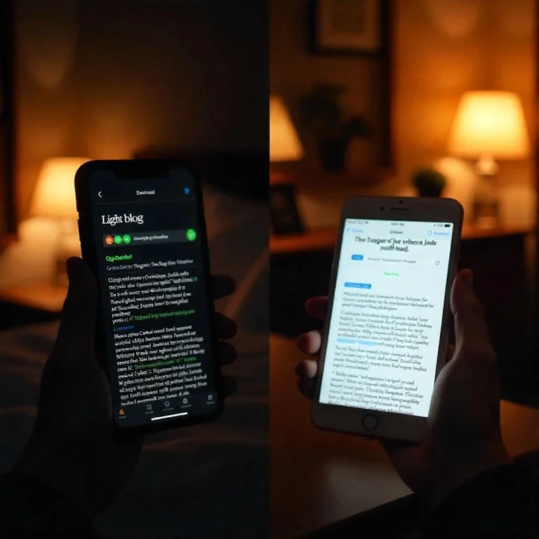 Dos smartphones mostrando aplicaciones móviles en ambiente nocturno - desarrollo de apps móviles.