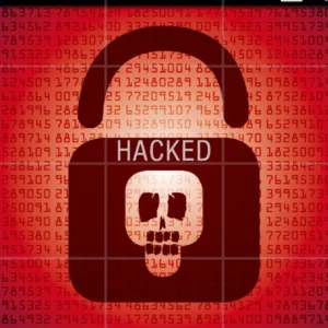 Sitio web hackeado con malware: advertencia de seguridad crítica.