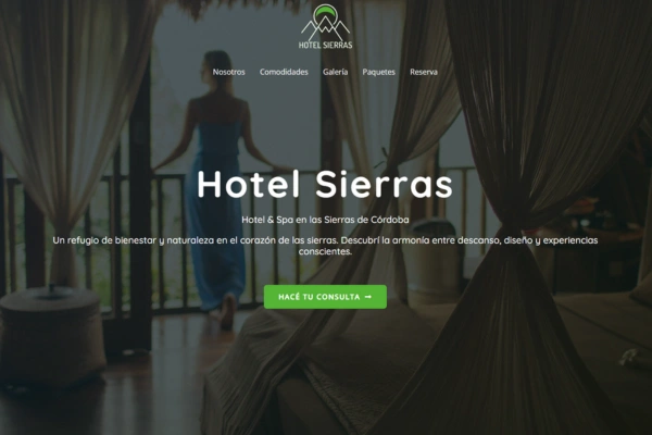 Hotel y spa en las Sierras de Córdoba con vistas naturales y experiencias de bienestar